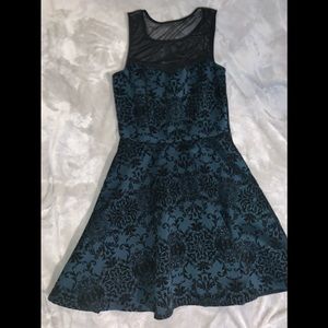 Brand New Emerald/Black Dress